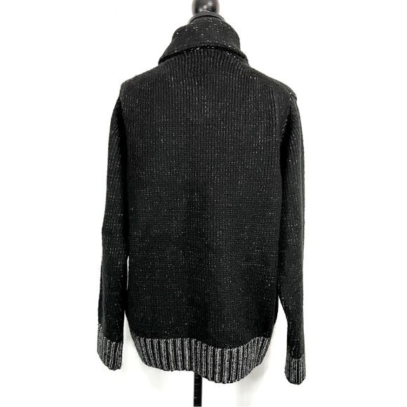 EUC - Vintage Shawl Collar Sweater in Black/White - Medium - Picture 2 of 7